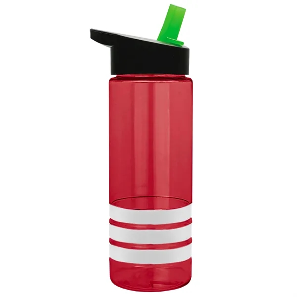 Garyline® Sergeant Stripe Tritan® Bottle with Flip-Straw ...... from ASI 40480 Koozie Group