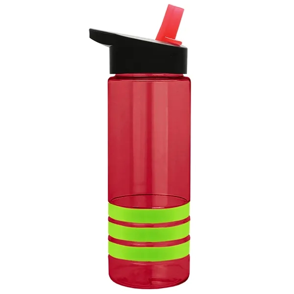 Garyline® Sergeant Stripe Tritan® Bottle with Flip-Straw ...... from ASI 40480 Koozie Group