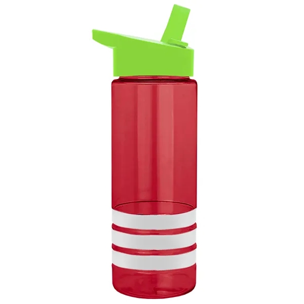 Garyline® Sergeant Stripe Tritan® Bottle with Flip-Straw ...... from ASI 40480 Koozie Group