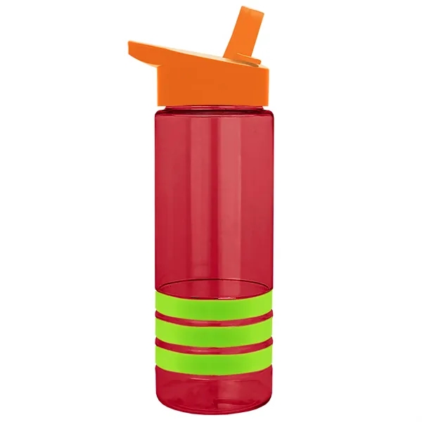 Garyline® Sergeant Stripe Tritan® Bottle with Flip-Straw ...... from ASI 40480 Koozie Group
