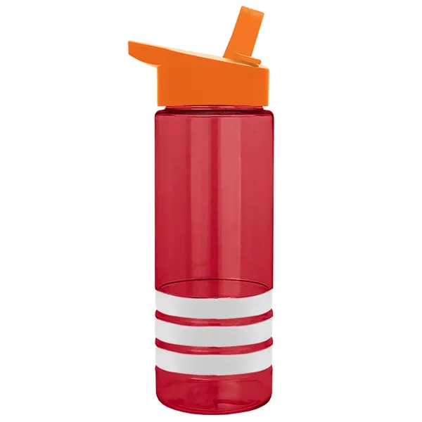 Garyline® Sergeant Stripe Tritan® Bottle with Flip-Straw ...... from ASI 40480 Koozie Group