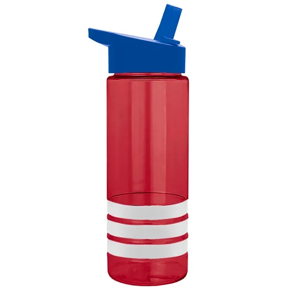 Garyline® Sergeant Stripe Tritan® Bottle with Flip-Straw ...... from ASI 40480 Koozie Group