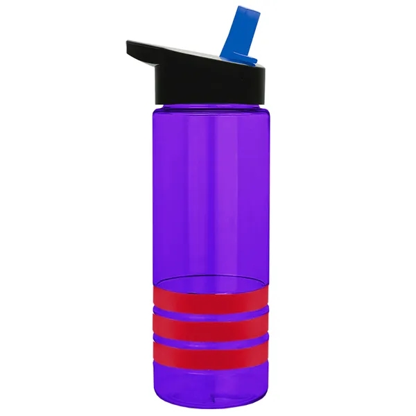 Garyline® Sergeant Stripe Tritan® Bottle with Flip-Straw ...... from ASI 40480 Koozie Group