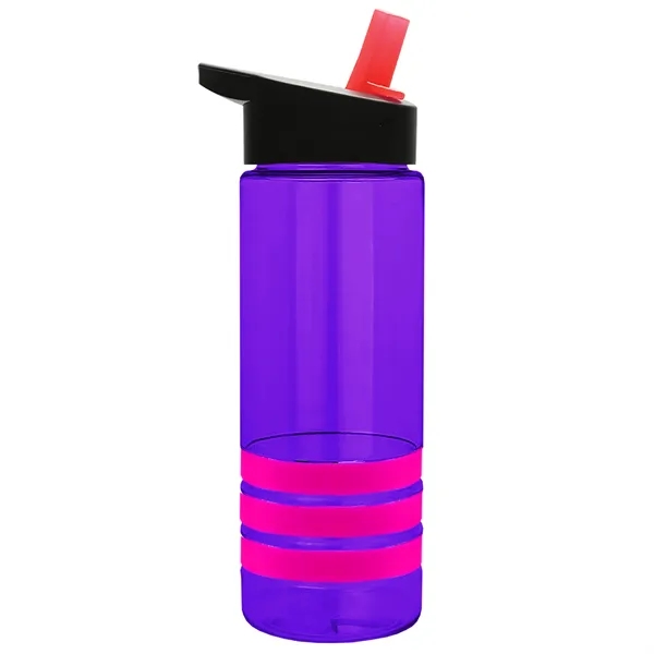 Garyline® Sergeant Stripe Tritan® Bottle with Flip-Straw ...... from ASI 40480 Koozie Group