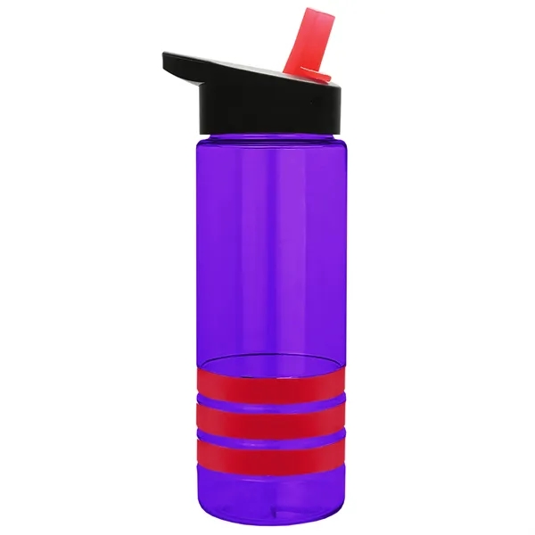 Garyline® Sergeant Stripe Tritan® Bottle with Flip-Straw ...... from ASI 40480 Koozie Group