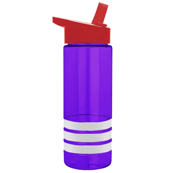 Garyline® Sergeant Stripe Tritan® Bottle with Flip-Straw ...... from ASI 40480 Koozie Group