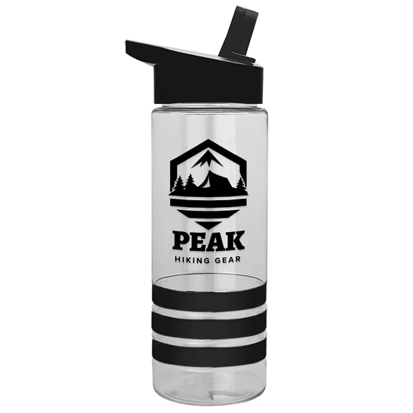Garyline® Sergeant Stripe Tritan® Bottle with Flip-Straw ...... from ASI 40480 Koozie Group