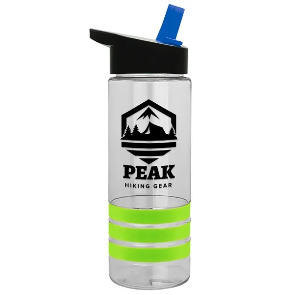 Garyline® Sergeant Stripe Tritan® Bottle with Flip-Straw ...... from ASI 40480 Koozie Group