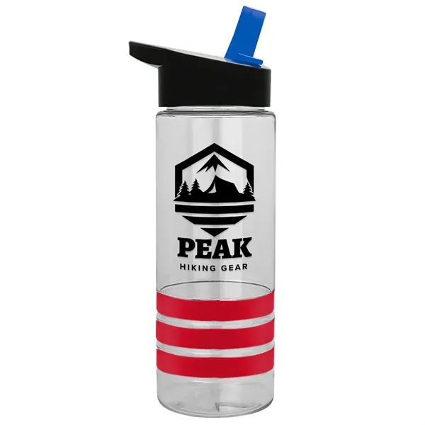 Garyline® Sergeant Stripe Tritan® Bottle with Flip-Straw ...... from ASI 40480 Koozie Group