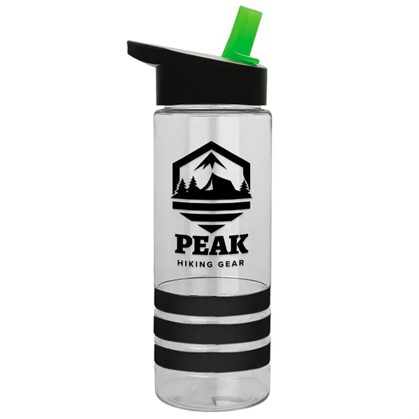 Garyline® Sergeant Stripe Tritan® Bottle with Flip-Straw ...... from ASI 40480 Koozie Group