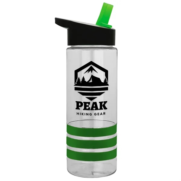 Garyline® Sergeant Stripe Tritan® Bottle with Flip-Straw ...... from ASI 40480 Koozie Group