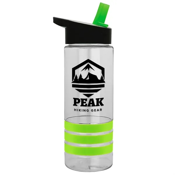 Garyline® Sergeant Stripe Tritan® Bottle with Flip-Straw ...... from ASI 40480 Koozie Group