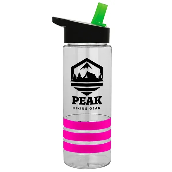 Garyline® Sergeant Stripe Tritan® Bottle with Flip-Straw ...... from ASI 40480 Koozie Group