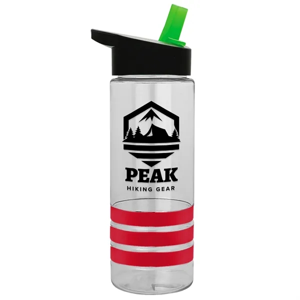 Garyline® Sergeant Stripe Tritan® Bottle with Flip-Straw ...... from ASI 40480 Koozie Group