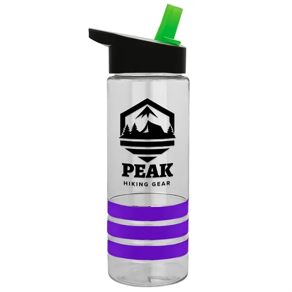 Garyline® Sergeant Stripe Tritan® Bottle with Flip-Straw ...... from ASI 40480 Koozie Group