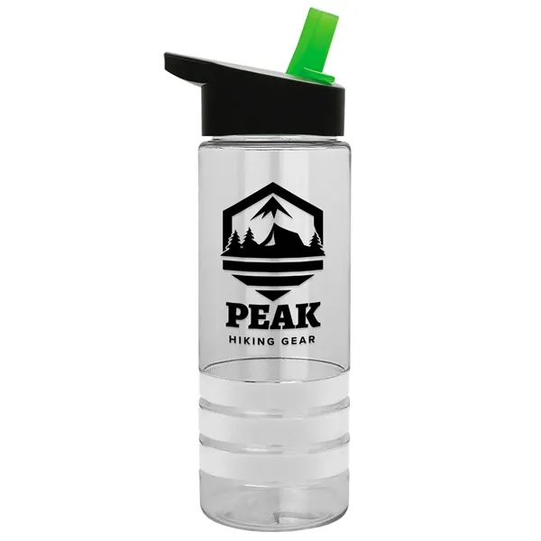 Garyline® Sergeant Stripe Tritan® Bottle with Flip-Straw ...... from ASI 40480 Koozie Group