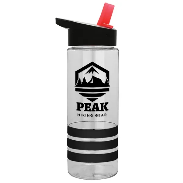 Garyline® Sergeant Stripe Tritan® Bottle with Flip-Straw ...... from ASI 40480 Koozie Group