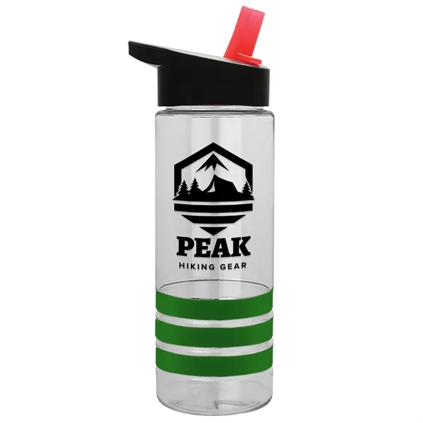 Garyline® Sergeant Stripe Tritan® Bottle with Flip-Straw ...... from ASI 40480 Koozie Group
