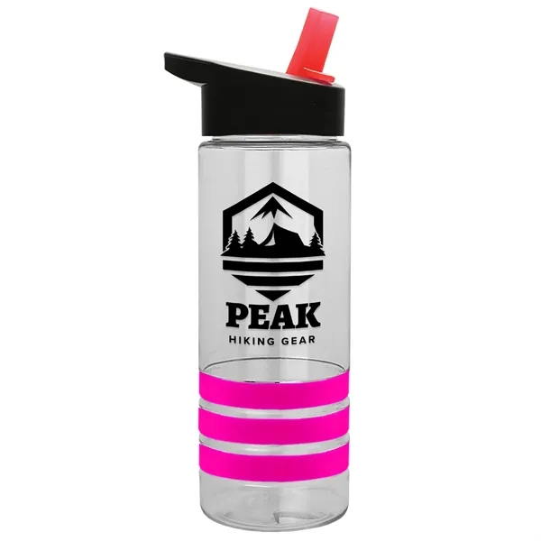 Garyline® Sergeant Stripe Tritan® Bottle with Flip-Straw ...... from ASI 40480 Koozie Group