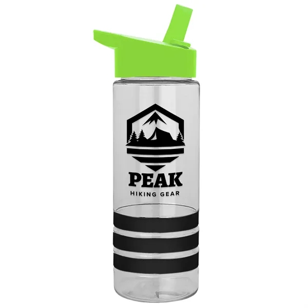 Garyline® Sergeant Stripe Tritan® Bottle with Flip-Straw ...... from ASI 40480 Koozie Group