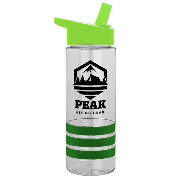 Garyline® Sergeant Stripe Tritan® Bottle with Flip-Straw ...... from ASI 40480 Koozie Group