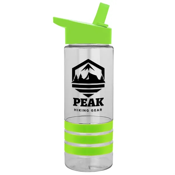 Garyline® Sergeant Stripe Tritan® Bottle with Flip-Straw ...... from ASI 40480 Koozie Group