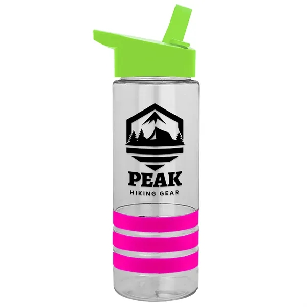 Garyline® Sergeant Stripe Tritan® Bottle with Flip-Straw ...... from ASI 40480 Koozie Group