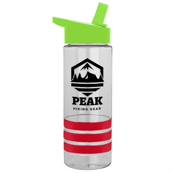 Garyline® Sergeant Stripe Tritan® Bottle with Flip-Straw ...... from ASI 40480 Koozie Group