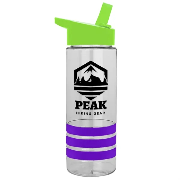 Garyline® Sergeant Stripe Tritan® Bottle with Flip-Straw ...... from ASI 40480 Koozie Group