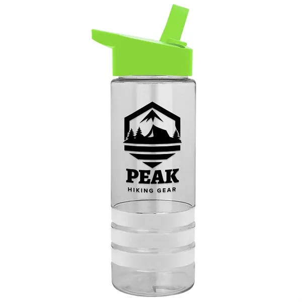 Garyline® Sergeant Stripe Tritan® Bottle with Flip-Straw ...... from ASI 40480 Koozie Group