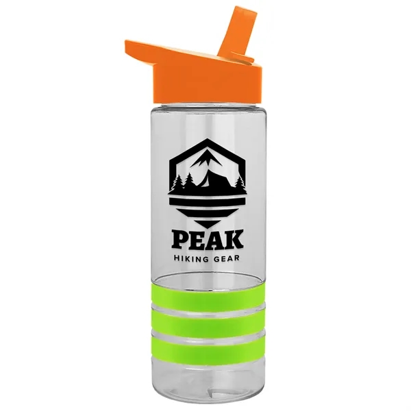 Garyline® Sergeant Stripe Tritan® Bottle with Flip-Straw ...... from ASI 40480 Koozie Group