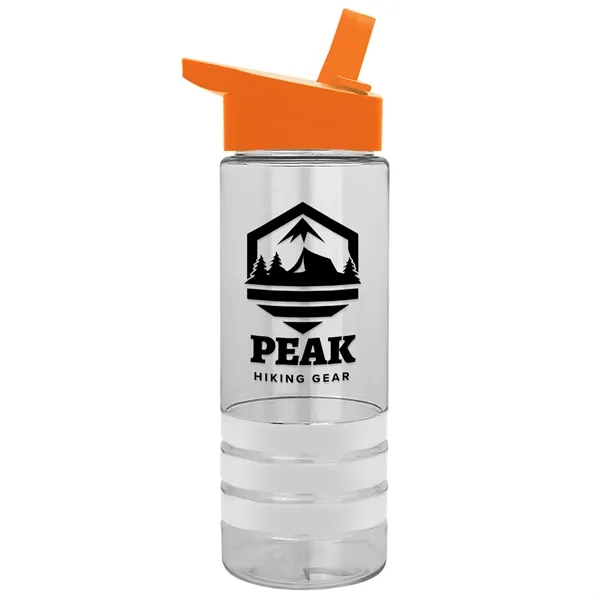 Garyline® Sergeant Stripe Tritan® Bottle with Flip-Straw ...... from ASI 40480 Koozie Group