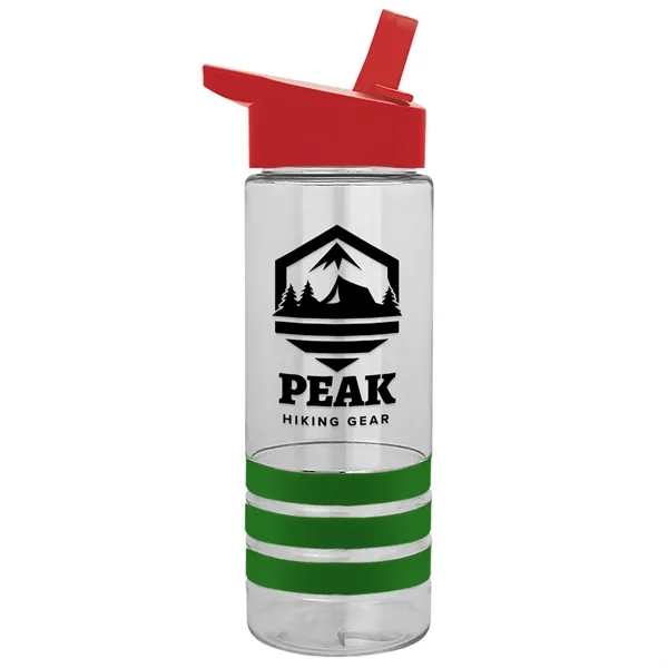 Garyline® Sergeant Stripe Tritan® Bottle with Flip-Straw ...... from ASI 40480 Koozie Group