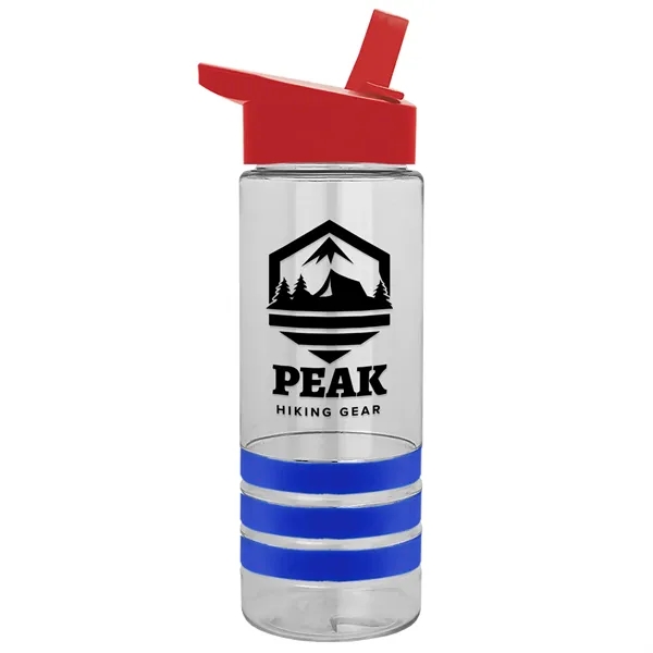 Garyline® Sergeant Stripe Tritan® Bottle with Flip-Straw ...... from ASI 40480 Koozie Group