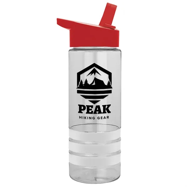 Garyline® Sergeant Stripe Tritan® Bottle with Flip-Straw ...... from ASI 40480 Koozie Group