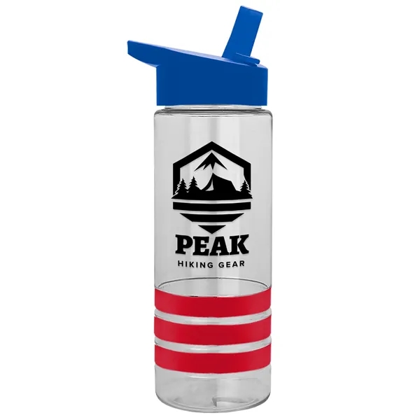 Garyline® Sergeant Stripe Tritan® Bottle with Flip-Straw ...... from ASI 40480 Koozie Group