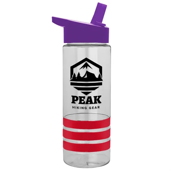 Garyline® Sergeant Stripe Tritan® Bottle with Flip-Straw ...... from ASI 40480 Koozie Group