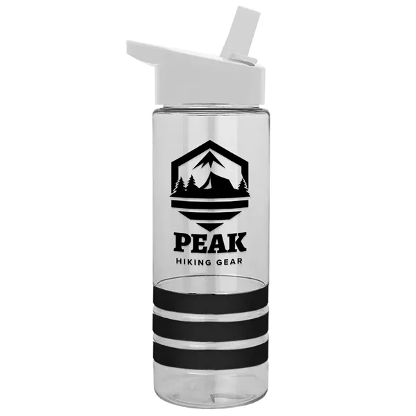 Garyline® Sergeant Stripe Tritan® Bottle with Flip-Straw ...... from ASI 40480 Koozie Group