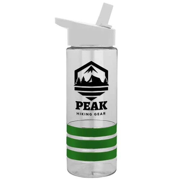 Garyline® Sergeant Stripe Tritan® Bottle with Flip-Straw ...... from ASI 40480 Koozie Group