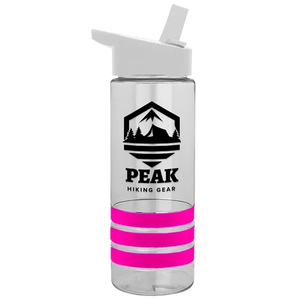 Garyline® Sergeant Stripe Tritan® Bottle with Flip-Straw ...... from ASI 40480 Koozie Group