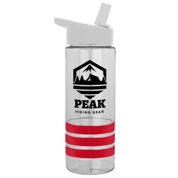 Garyline® Sergeant Stripe Tritan® Bottle with Flip-Straw ...... from ASI 40480 Koozie Group