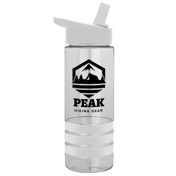 Garyline® Sergeant Stripe Tritan® Bottle with Flip-Straw ...... from ASI 40480 Koozie Group