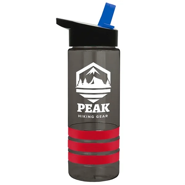 Garyline® Sergeant Stripe Tritan® Bottle with Flip-Straw ...... from ASI 40480 Koozie Group