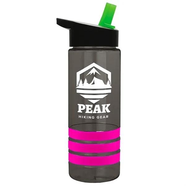 Garyline® Sergeant Stripe Tritan® Bottle with Flip-Straw ...... from ASI 40480 Koozie Group