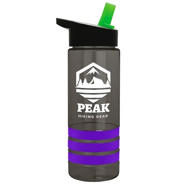 Garyline® Sergeant Stripe Tritan® Bottle with Flip-Straw ...... from ASI 40480 Koozie Group
