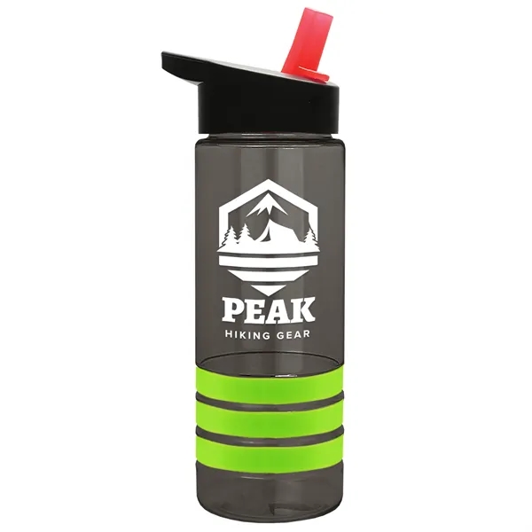 Garyline® Sergeant Stripe Tritan® Bottle with Flip-Straw ...... from ASI 40480 Koozie Group