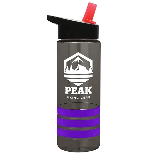 Garyline® Sergeant Stripe Tritan® Bottle with Flip-Straw ...... from ASI 40480 Koozie Group