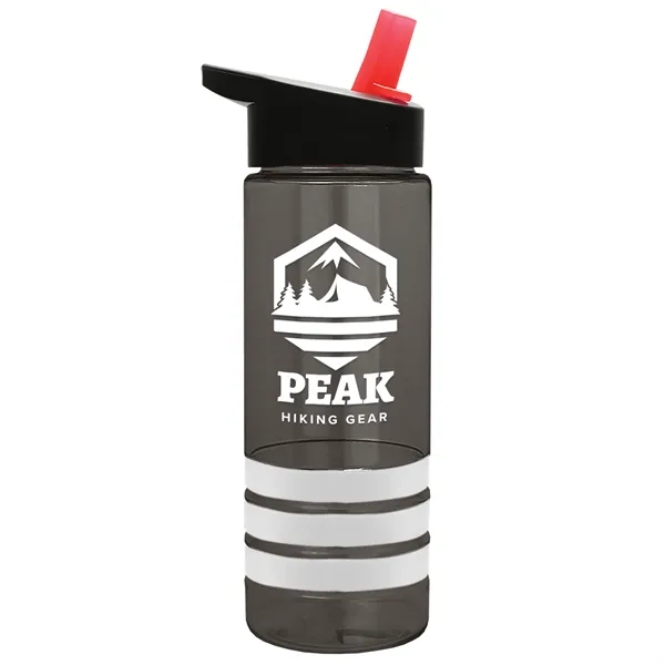 Garyline® Sergeant Stripe Tritan® Bottle with Flip-Straw ...... from ASI 40480 Koozie Group