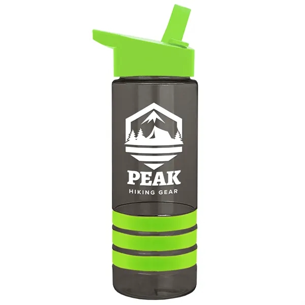 Garyline® Sergeant Stripe Tritan® Bottle with Flip-Straw ...... from ASI 40480 Koozie Group