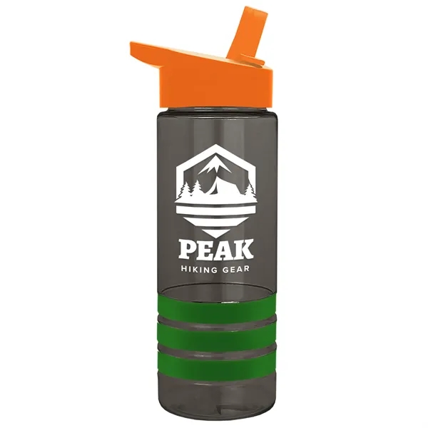 Garyline® Sergeant Stripe Tritan® Bottle with Flip-Straw ...... from ASI 40480 Koozie Group